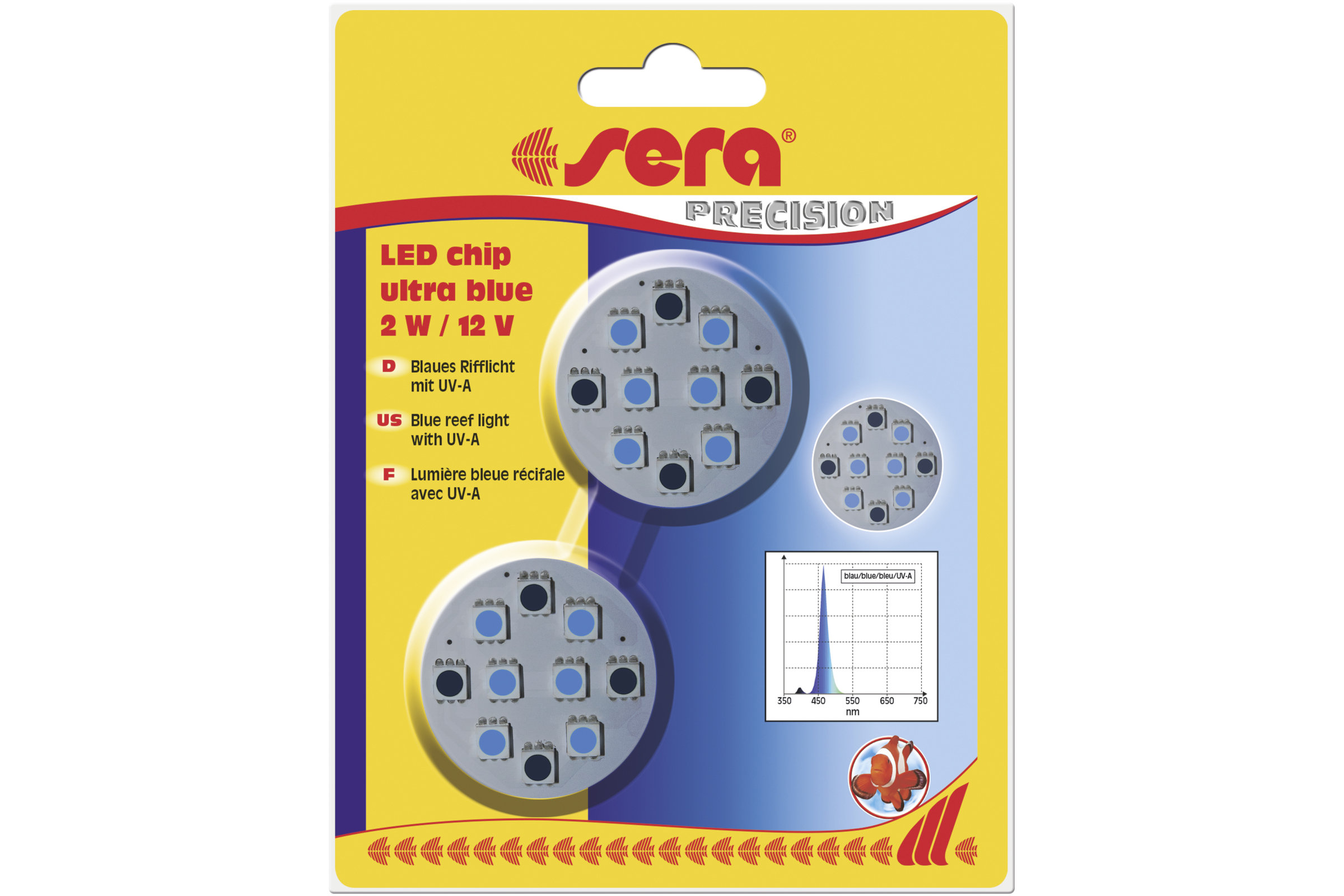 Sera LED Chips, farbige Austausch-Chips, in 8 Farben